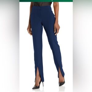 Trina Turk Carine Pant (front slip) in bluE NWT